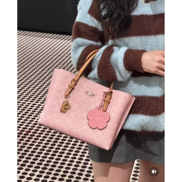 Coach Mollie Tote 25 in Powder Pink