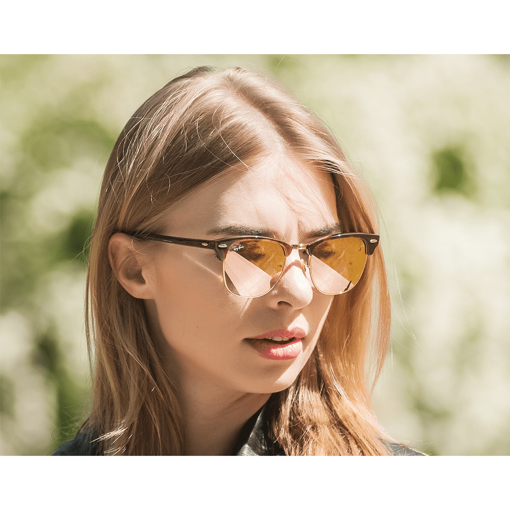 Ray-Ban Clubmaster RB3016 990/7O Sunglasses Mixed